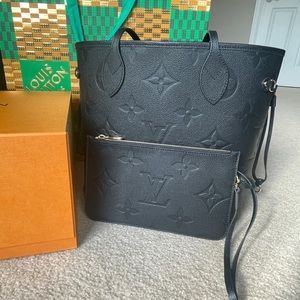 Louis Vuitton Neverfull MM - black BRAND NEW with box (2023)